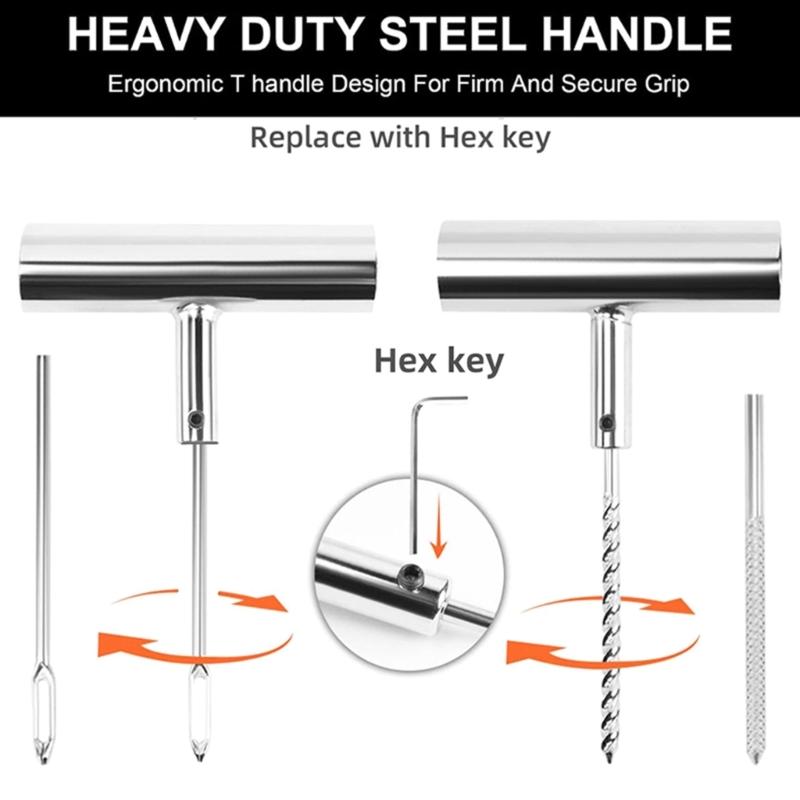 Efficient Car Tyre Repair Set Car Punctured Tyre Repair Set Emergency Fixing Set