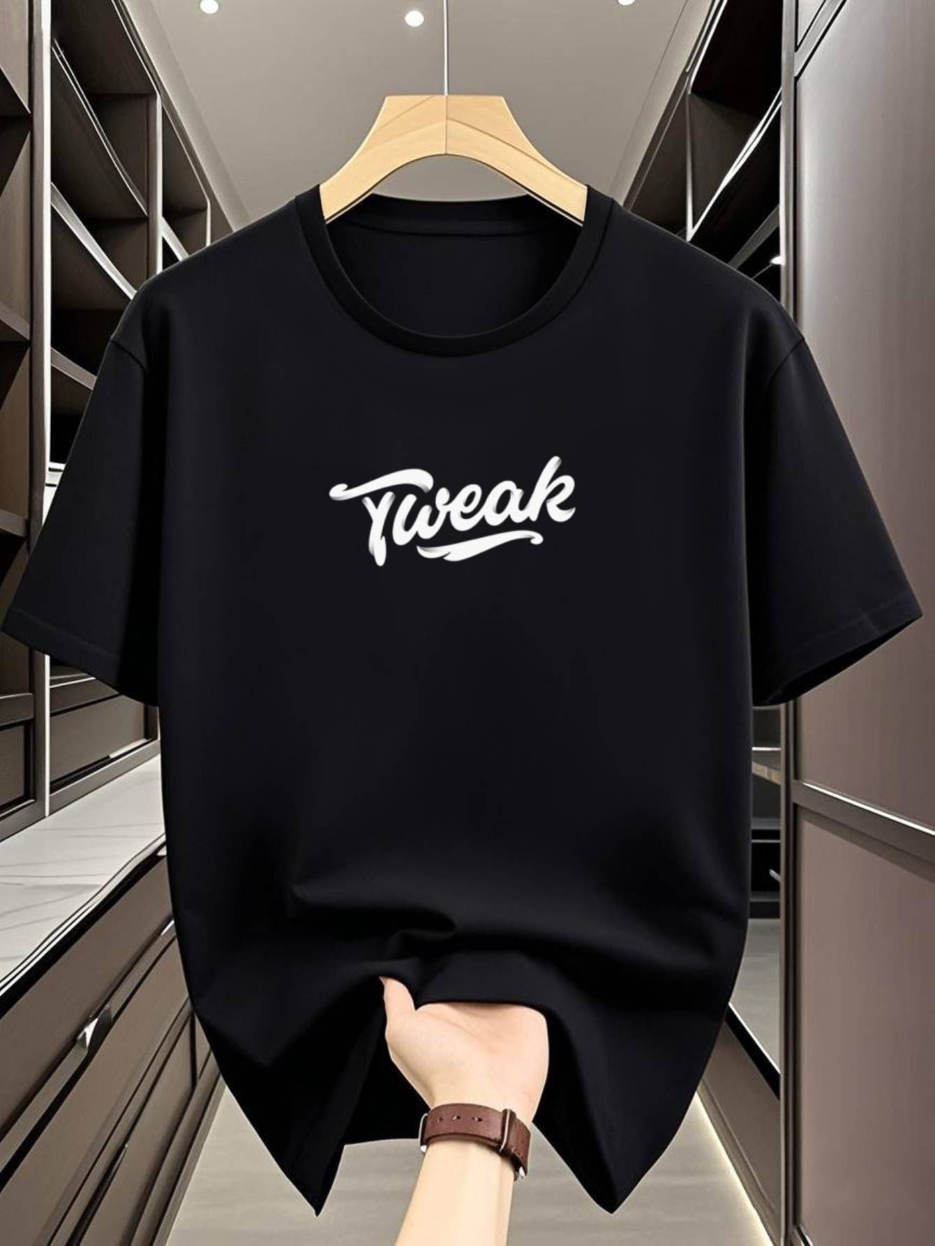 Black  TWEAK  Graphic T-shirt - Soft S
