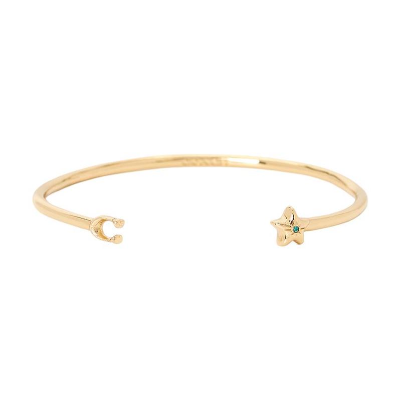 COACH Exquisite simple design brass bracelet women s gold
