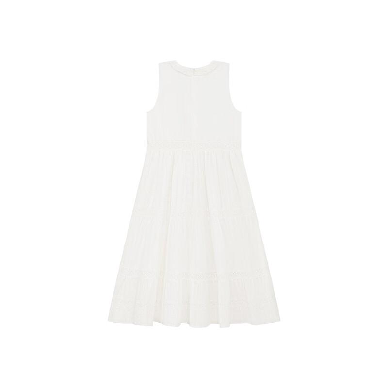 ELLE KIDS Girl's Summer Cotton Sleeveless Casual Dress