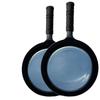 Nepotažená železná pánev 20-34cm Pánev na steak a vejce Odolná litinová pánev Plynový indukční sporák