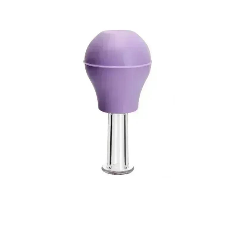 Facial Massage Cups Rubber Vacuum Cupping Skin Lifting Anti Cellulite Massager for Face Pvc Body Cups Skin Scraping Massage Jar
