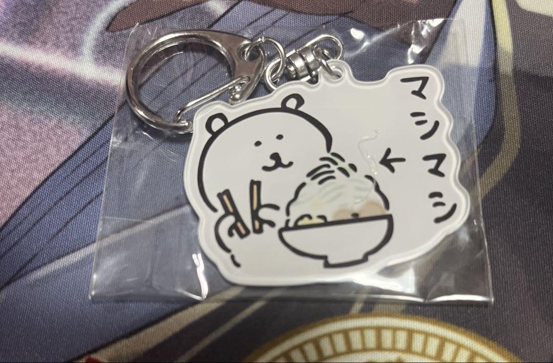 

[USED] Jibun Tsukkomi Kuma Acrylic Keychain - Extra Large