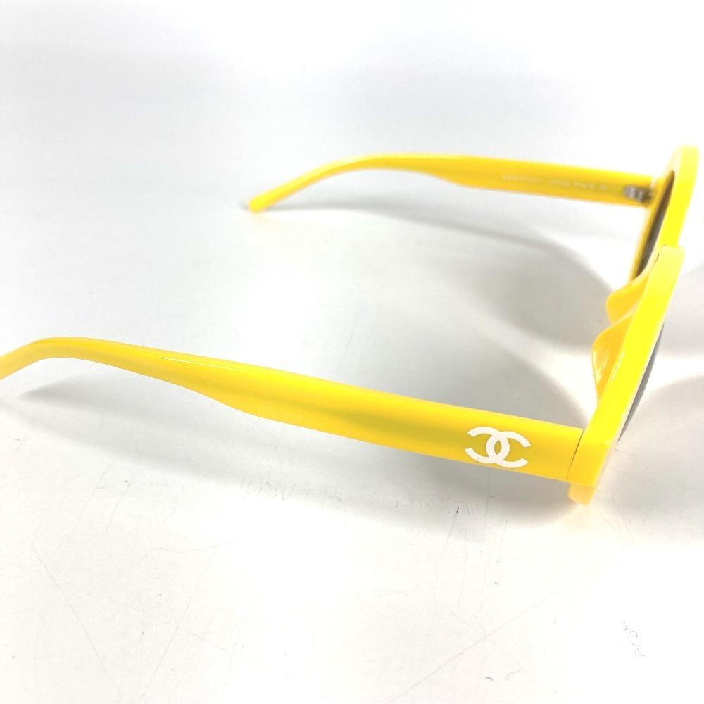 Chanel 71314A Logo Pharrell Williams Eyewear Glasses Sunglasses Plastic Yellow