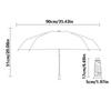 Waterproof Portable Rain Umbrella 5 Folding Folding Mini Sun Umbrella  Summer Season