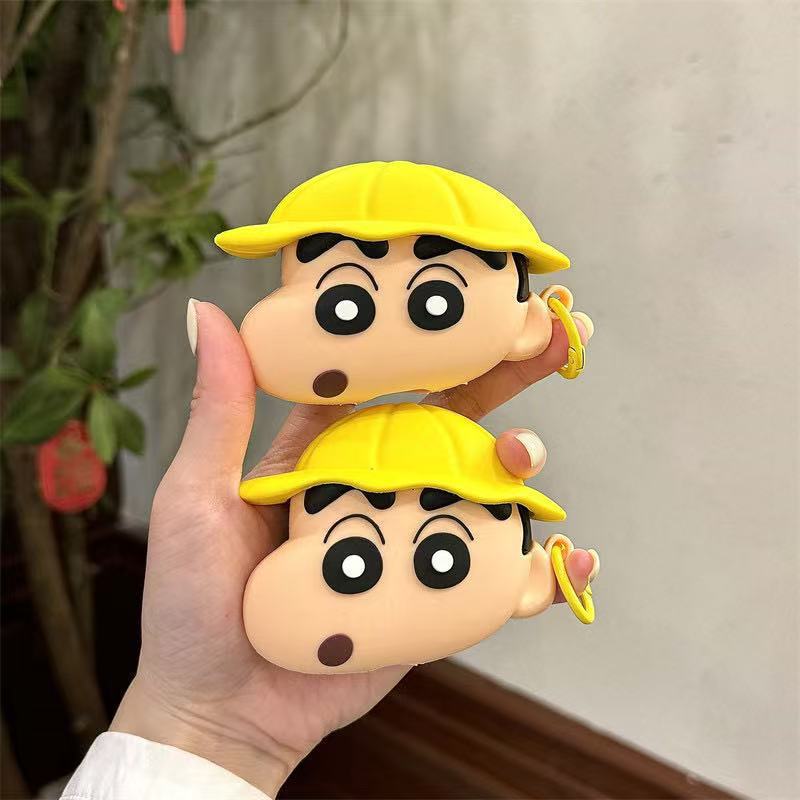 Cartoon yellow head small new for AirPods 1 protective cover airpodspro1 silicone apple 111 generation no