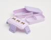 Skater Bento Box Kuromi Headgear Sanrio 600ml Antibacterial Softly Served Lid 2 Tier For Women Made in Japan Dome-Shaped PFLW4AG-A