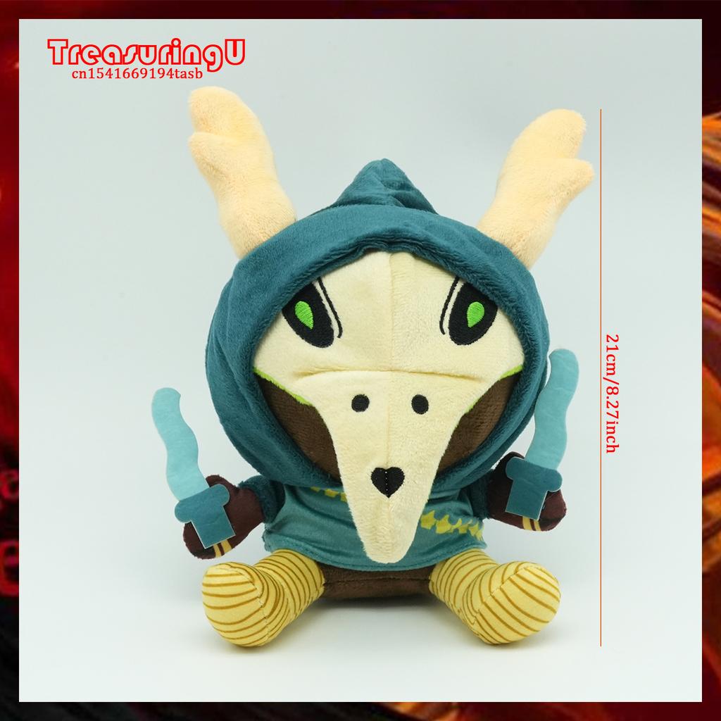 TreasuringU Slay The Spire Plüschtiere Lustige Stille Jäger Stoffpuppe Weicher Spielcharakter Plüschtiere Heimdekoration Geburtstagsgeschenke
