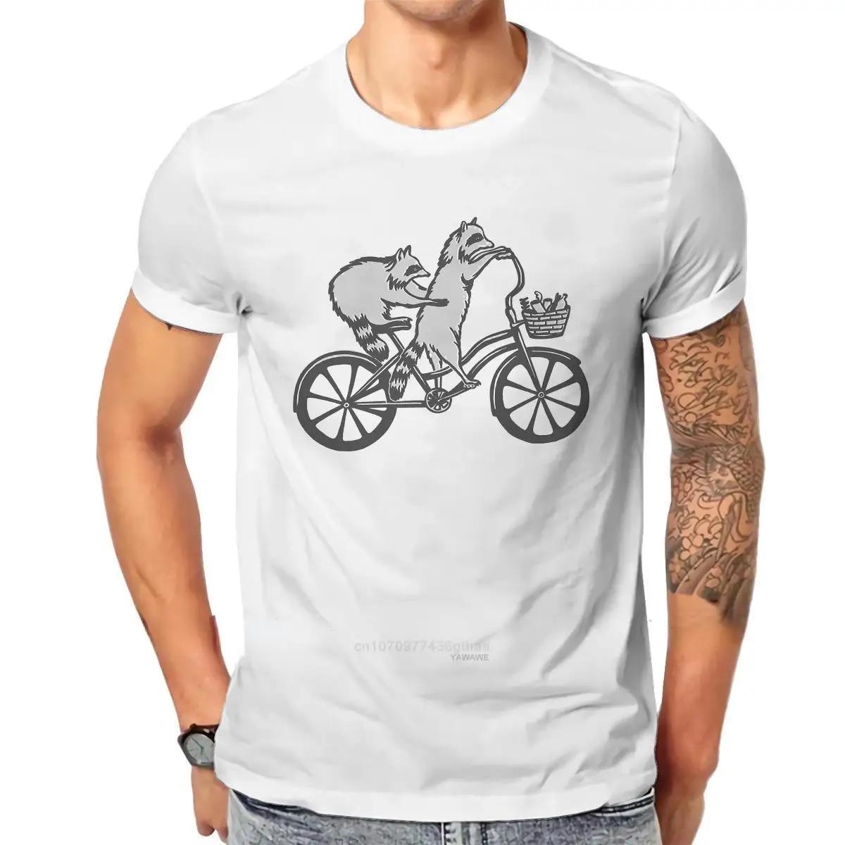 Racoons en bicicleta Special TShirt Raccoon Comfortable Hip Hop Graphic T Shirt Short Sleeve Hot Sale S