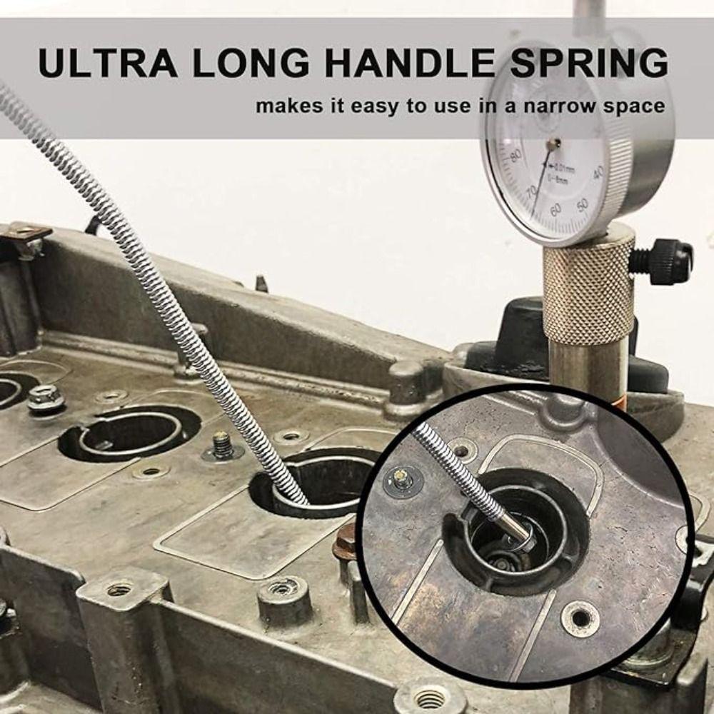 Outil de ramassage magnétique durable extensible flexible bâton de récupération drains d'évier domestique