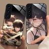 Wuthering Waves Rover Glass Mobile Phone Case for Samsung Galaxy A56 55 54 53 52 51 36 35 34 23 16 15 5G Colorful Cover