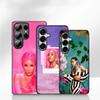 Phone Cover for Samsung Galaxy A55 A54 A25 A36 A17 A26 A35 A33 A34 A14 A37 S8 S9 S20 S21 FE S10 Plus Case Doja Cat Casing