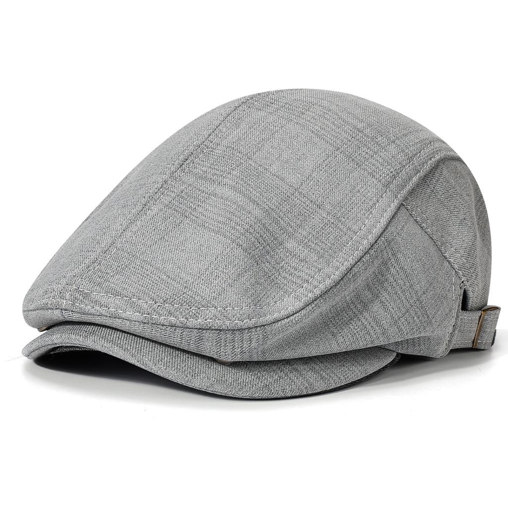 Forward Hat Unisex Spring Beret Check Peaked Cap