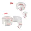 2Pcs Universal White Car Shock Absorbers Power Auto Buffer Spring Bumper