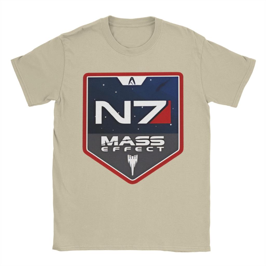 Mass Effect N7 TShirt Men  Vintage TShirts Summer O Neck Harajuku Tee Shirt Casual Oversized Clothes