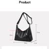 Damen-Schultertasche aus weichem Leder, Messenger-Tasche, inklusive Geldbörse und Kartenpaket