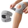 Genouillère unisexe, équipée d'un coussinet rotulien, d'une manchette de soutien tendineux réglable, d'un stabilisateur latéral et d'un coussinet rotulien en gel.