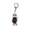 Llavero acrílico de Anime Naruto, accesorio, llavero de dibujos animados de Uzumaki Naruto