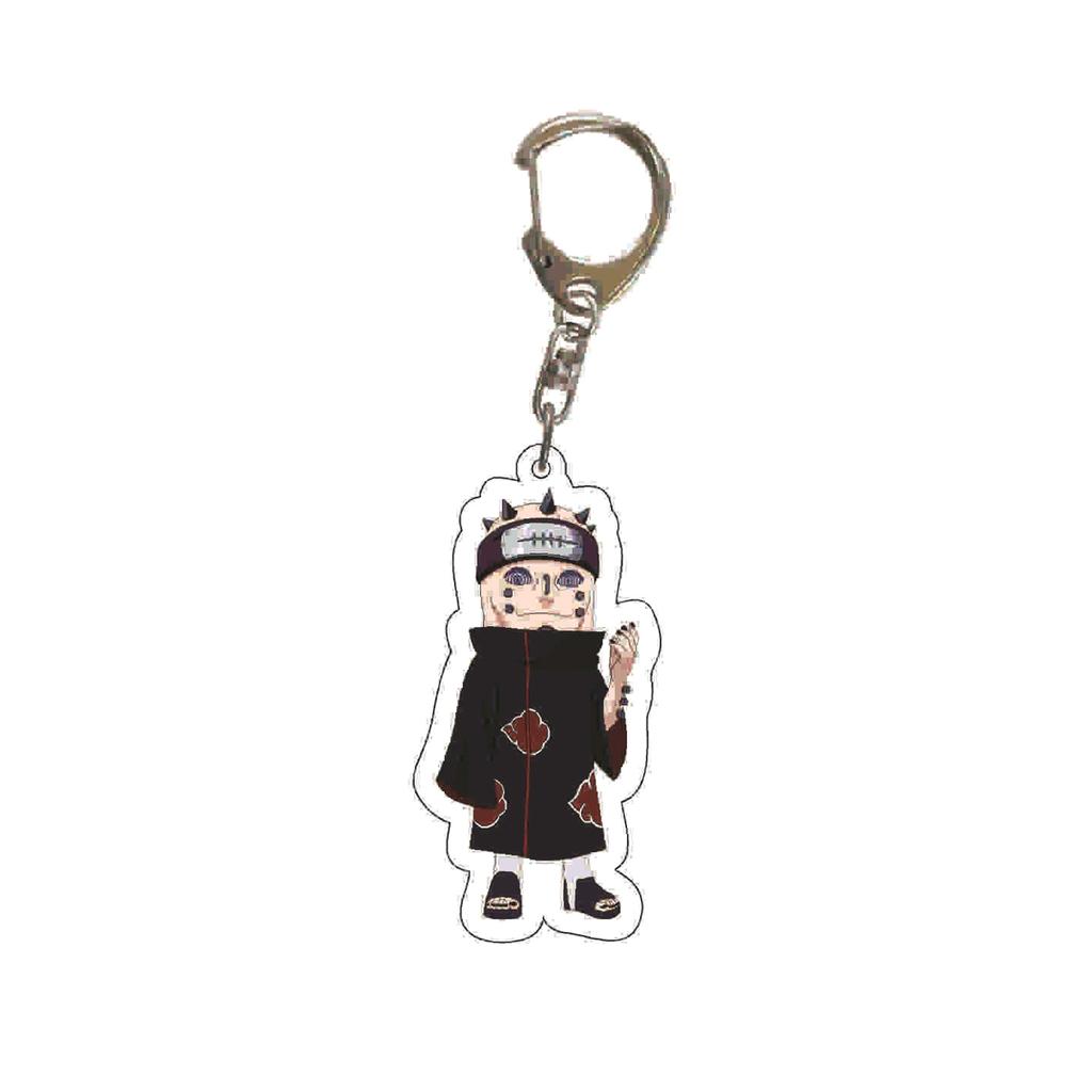 Llavero acrílico de Anime Naruto, accesorio, llavero de dibujos animados de Uzumaki Naruto