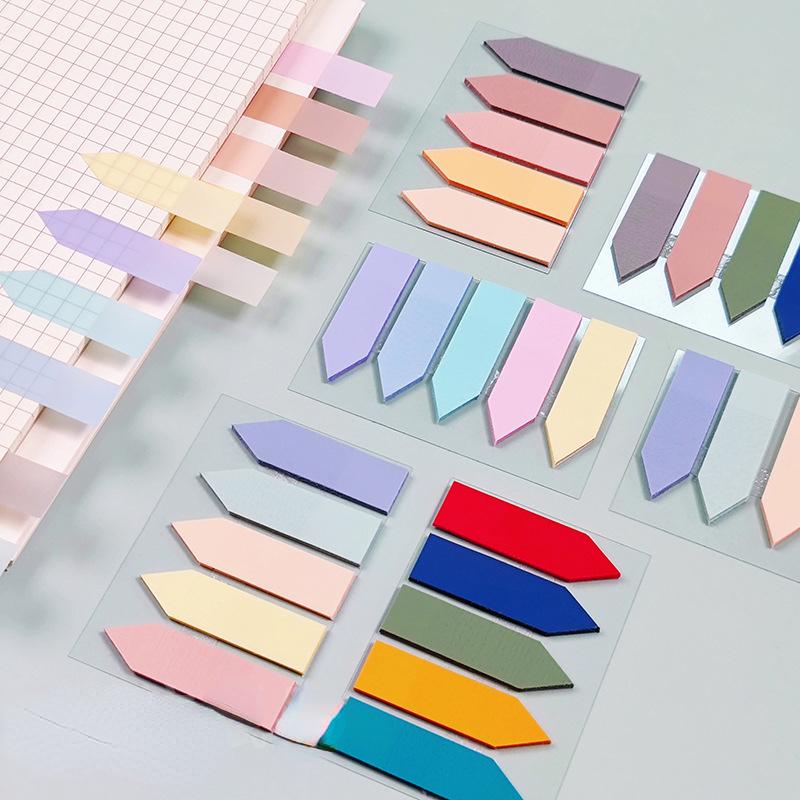 

125 листов, прозрачный блокнот, указательная этикетка, водонепроницаемый блокнот, офисные аксессуары, маркер для страниц книги, наклейки, этикетки