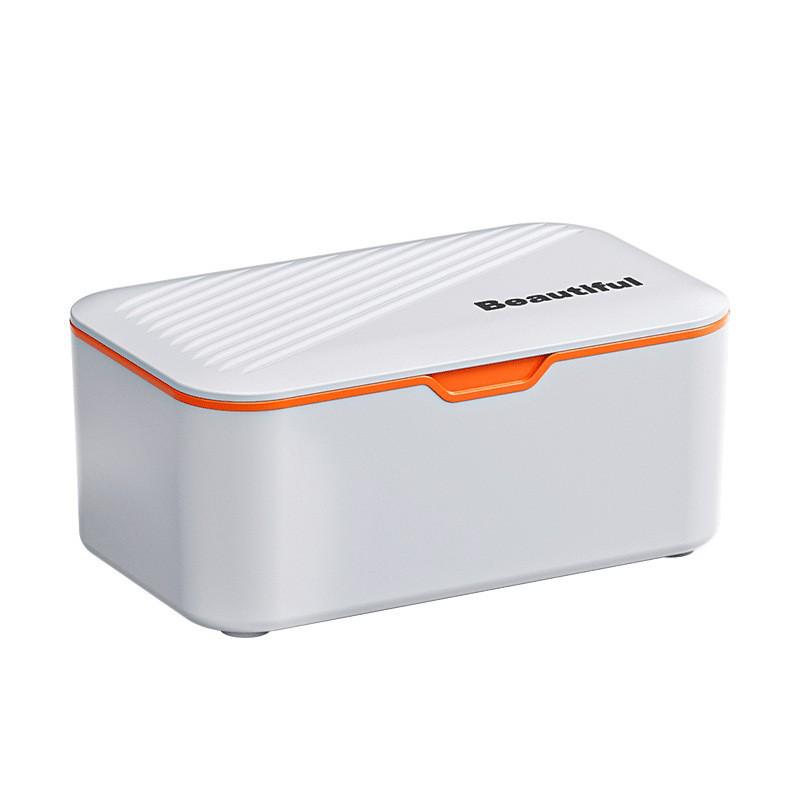 Lidded Dustproof Storage Box for Tissues, Wipes, Gloves & Masks - Large Capacity
