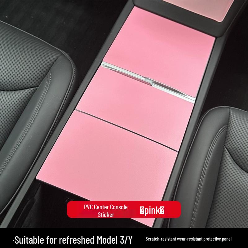 Tesla Model 3/Y Center Console Suede Protective Film Sticker