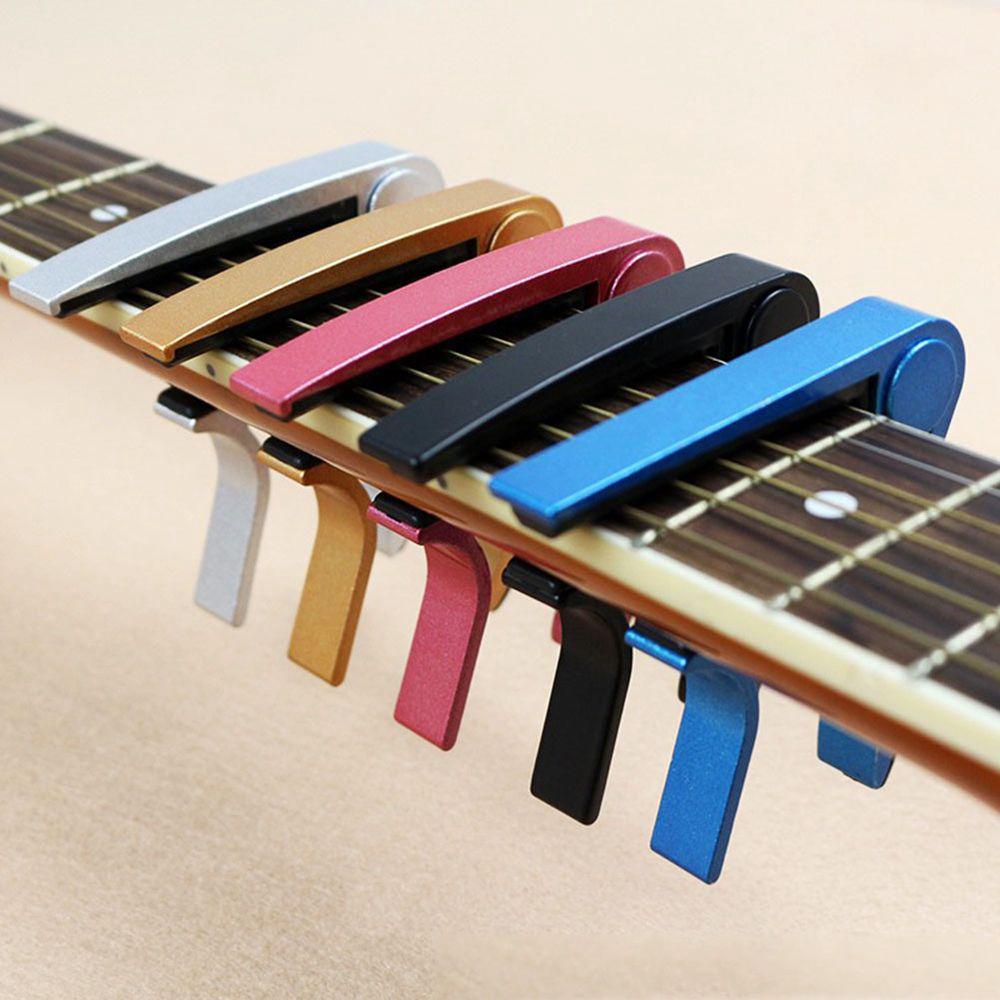 Portable Replacement Spring Trigger Fast Release Guitar Capo Aluminium Alloy Key Clamp Quick Change