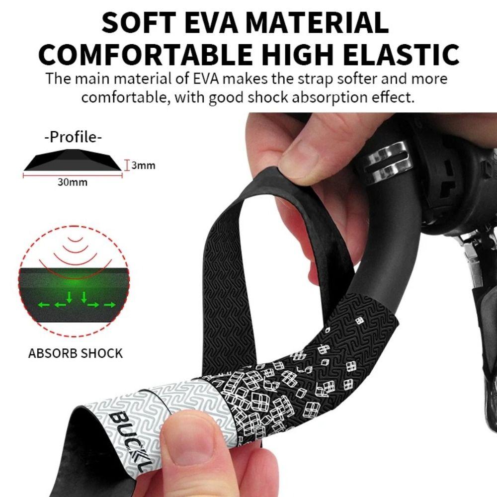 PU EVA Material Bike Bar Tape 3mm Thick Cycling Tape Bike Accessory Handlebar Wrap Bike