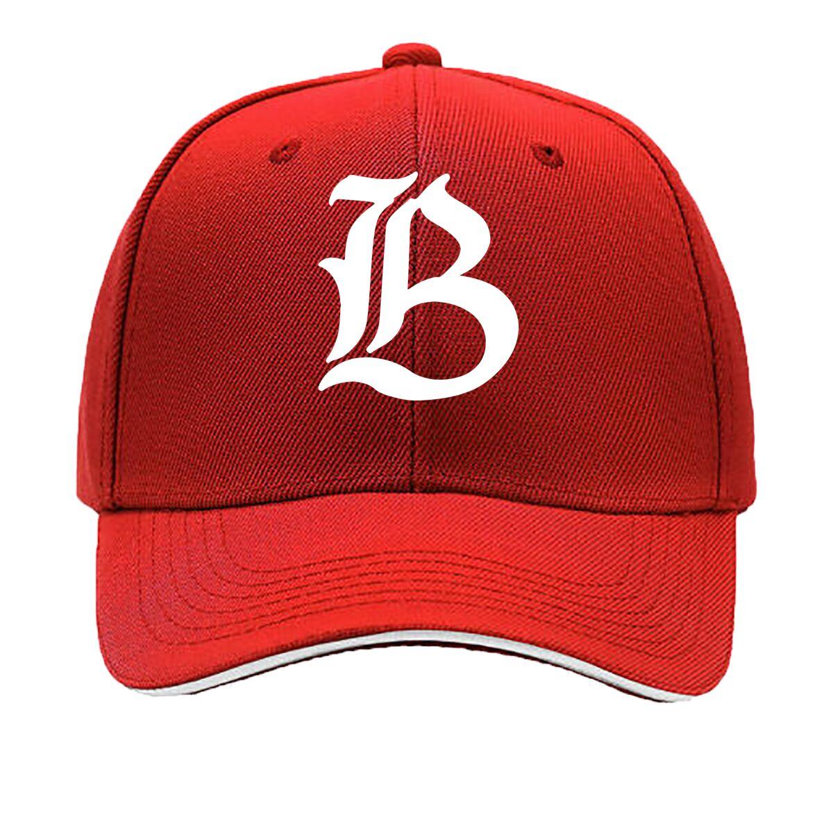 Letter B Printed Baseball Cap Stylish and Versatile Outdoor Hat Trendy Fashionable Design Sandwich Baseball Cap One Size