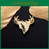 Cute Enamel Flower And Deer Themed Brooches Charming Animal Style Metal Badge Wholesale