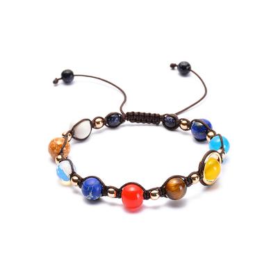 Stone Bracelet Hand Pendent Wrist Band Colorful Man Colorfast Sweet Gift Universe Birthday Gift Bead Bracelets