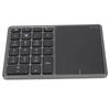 Wireless Numeric Keypad Touchpad Design 22 Keys 2.4G Dual Mode Connection Type C Interface Laptop KeypadGray
