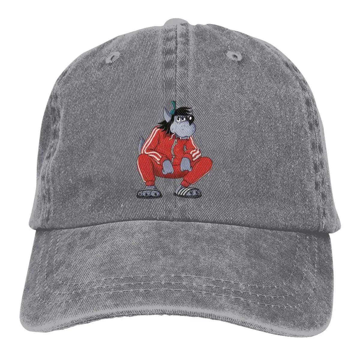 

Pure Color Dad Hats Squat Women s Hat Sun Visor Baseball Caps Nu Pogodi Well Just You Wait Peaked Cap adjustable