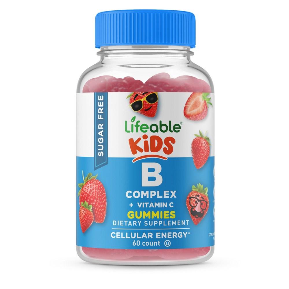 Lifeable Kids Sugar-Free Vitamin B Complex 6 Types of Vitamin B 1 pcs 60 Tablets