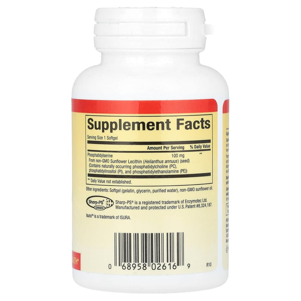 Natural Factors PS Phosphatidylserine 100mg Softgels, 60 Count