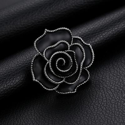 Korean Style Brooch with A Retro Design Sense for Women, Camellia Brooch, Grand and Luxurious Brooch