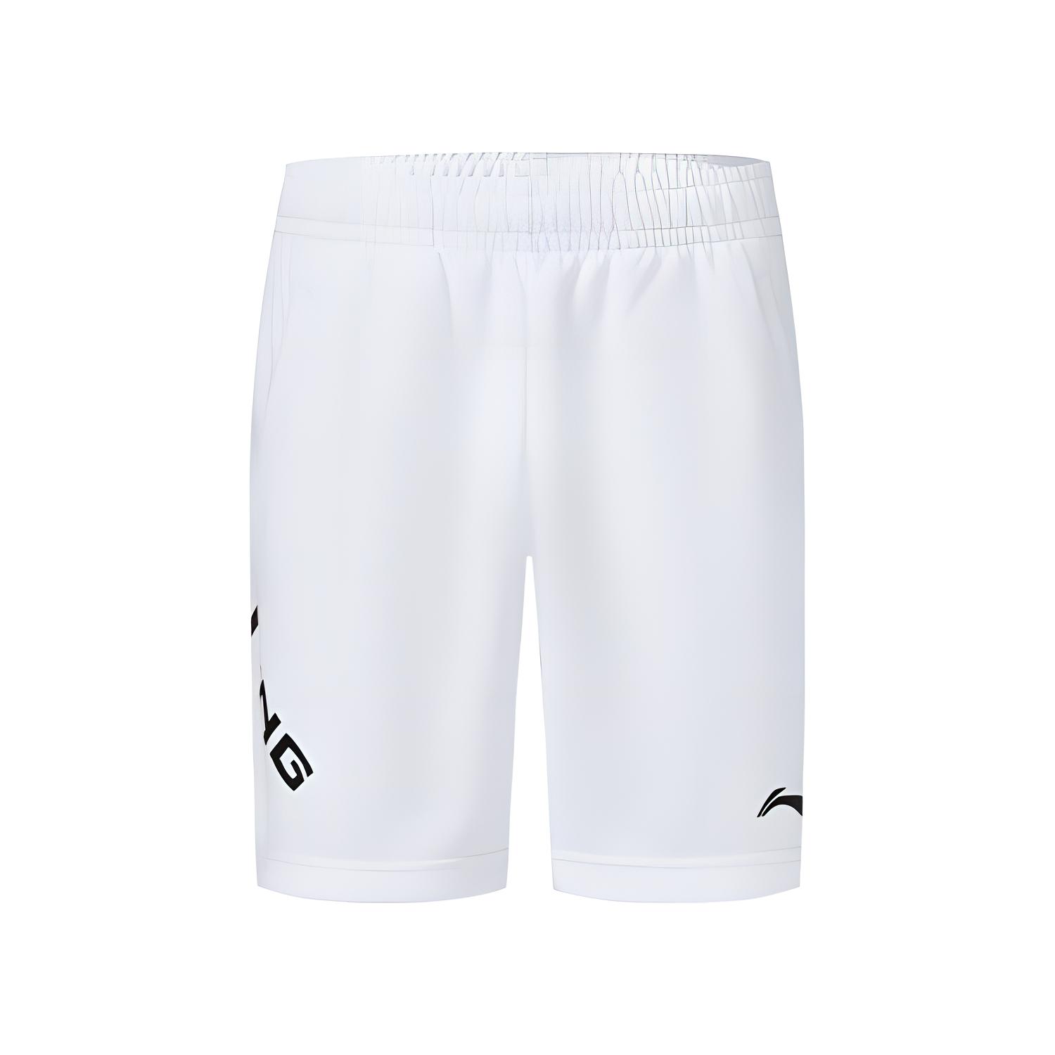 

Li Ning Badminton Series Logo Letter Print Comfortable Casual Shorts Unisex Shorts White AAPT059-2 XL