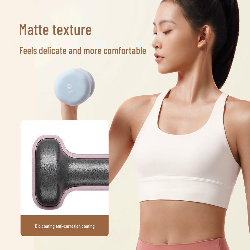 Jingdong Dip-Coated Cast Iron Dumbbells