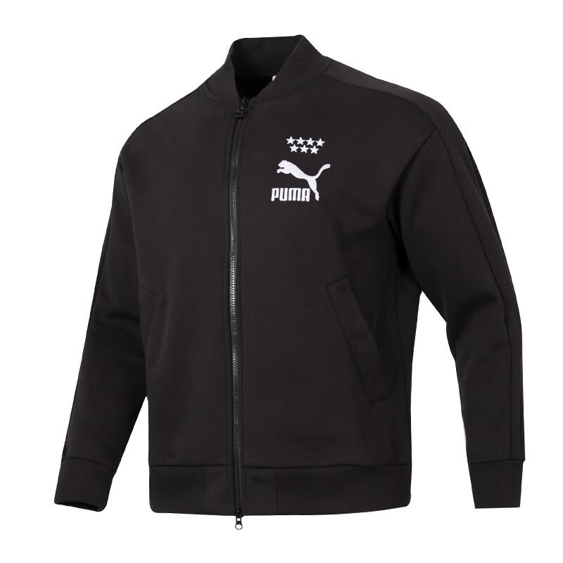 

Puma Logo Outdoor Casual Sports Zip Collar Jacket Men jackets Black 628094-01 2XL