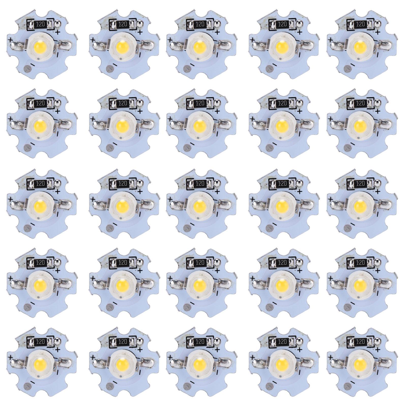 

25 шт. 0,5 Вт 5 В высокомощный светодиодный источник света с алюминиевой пластиной УФ-фиолетовый свет: