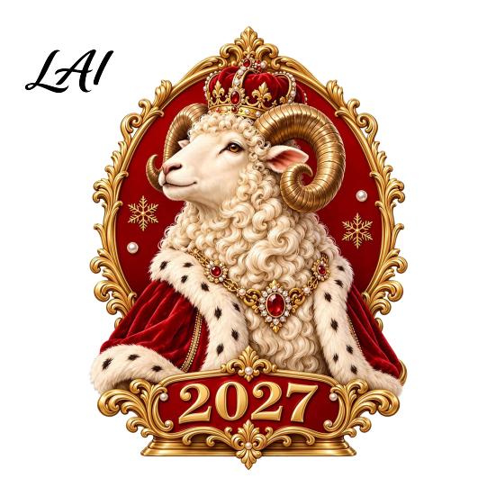 Reusable Window Ornaments for Celebration 2027 Zodiac Sheep Static Glass Sticker PVC Cling Retro Palace Style No Glue Clings Home Decal Russian New