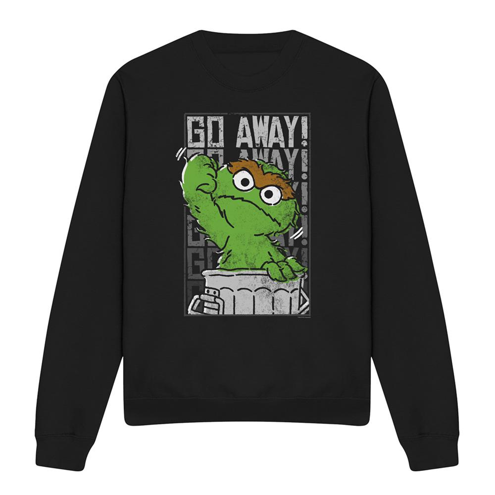 Sesame Street Unisex Adult Go Away Sweatshirt