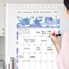 Smudge-proof Daily Planning Calendar 12-month Schedule Planner New Countdown Calendar Home Use