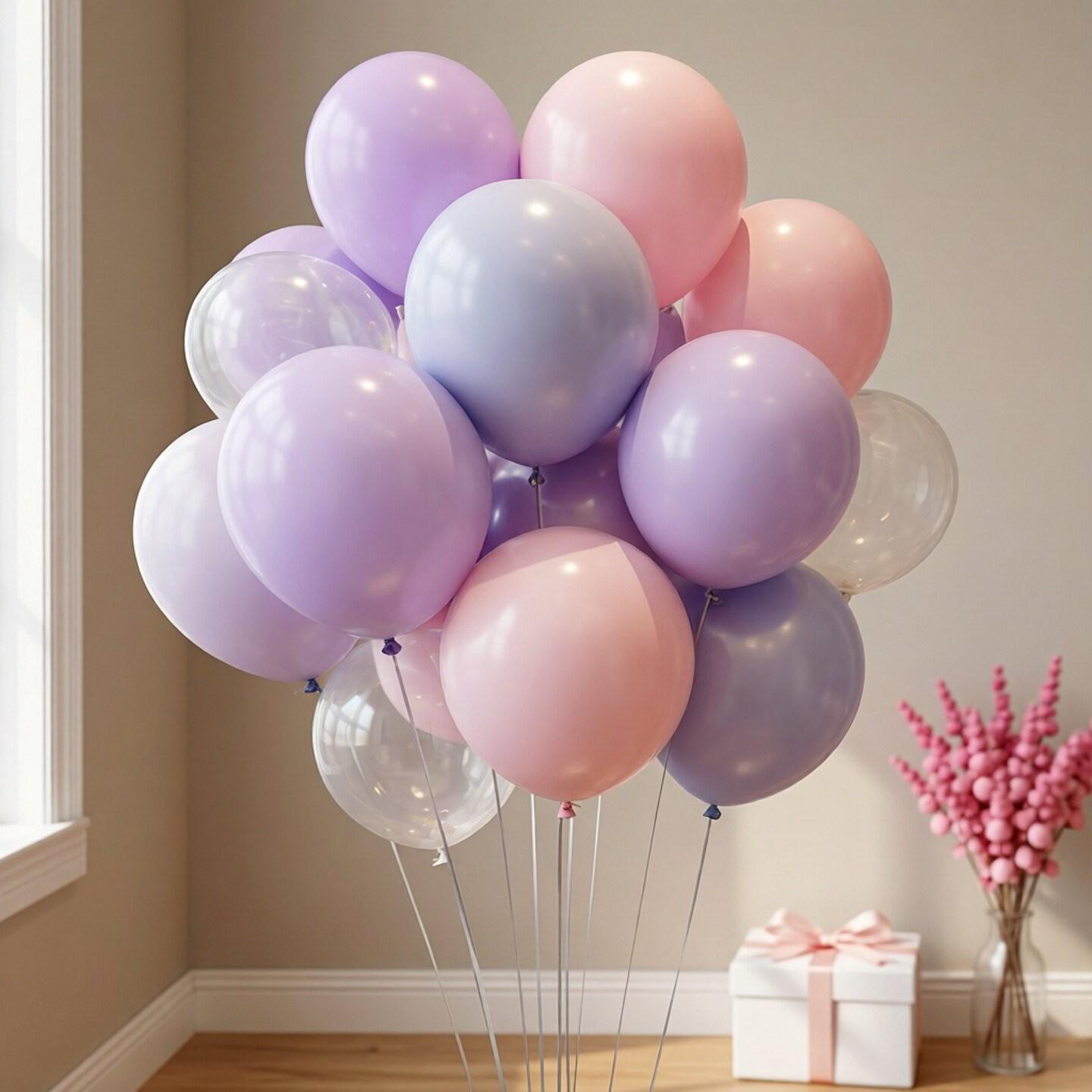 Purple Macaron Butterfly Birthday Party Decoration Set