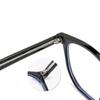 Polygon TR90 Anti Blue Light Myopia Spectacles Retro Rice Nail Frame Protective Eye Prescription Eyeglasses 0 -0.5 -0.75 To -6