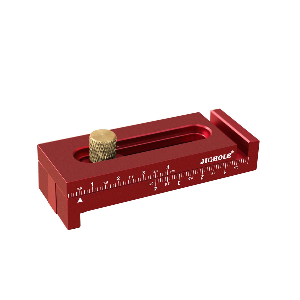 

Table Saw Gaps Gauge 5-40mm Woodworking Mortise and Tenon Tool Movable Measuring Block Line Sawtooth Ruler,Depth Measuring Ruler 1pc червоний