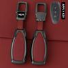 Zinc Alloy Leather Car Key Case For Ford Focus 3 4 St Mondeo Mk3 Mk4 Fiesta Fusion Kuga 2013 2014   Car Key Fob