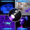 Mini Uv Flashlight 365Nm Fluorescent Jade Money Detector Usb Charging Ultraviolet Blacklight 600Mah For Dog Cat Urine Pet Stains