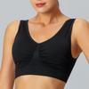 M-3XL Women's Sports Bra Plus Size Wireless Tank Tops Double Layer Seamless Yoga Adjustment Underwear