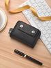 Schoolbag1011 new card bag men's wallet short organ women's card clip change bag daily storage spot tide